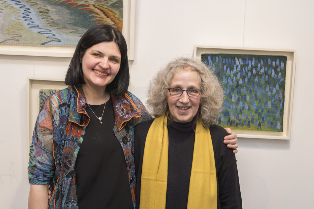 Louise Oppenheimer and Jurgita Galbraith at Birch Tree Gallery, Edinburgh