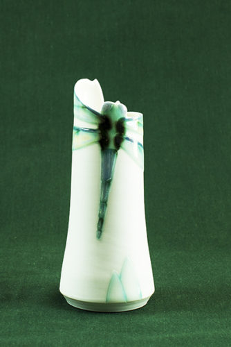 Gillian McMillan. Dragonfly vase