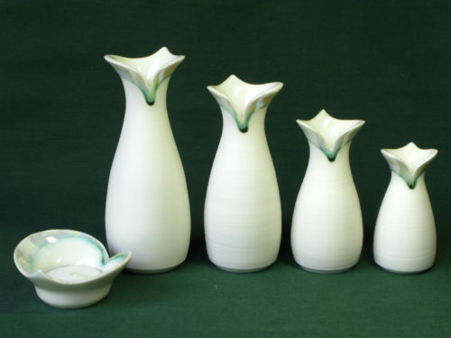 Gillian McMillan. 'Heart' vases