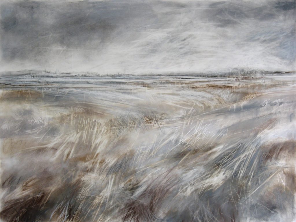 Wild-is-the-Wind-Janine-Baldwin-pastel-charcoal-and-graphite-on-paper-59-x-79cm