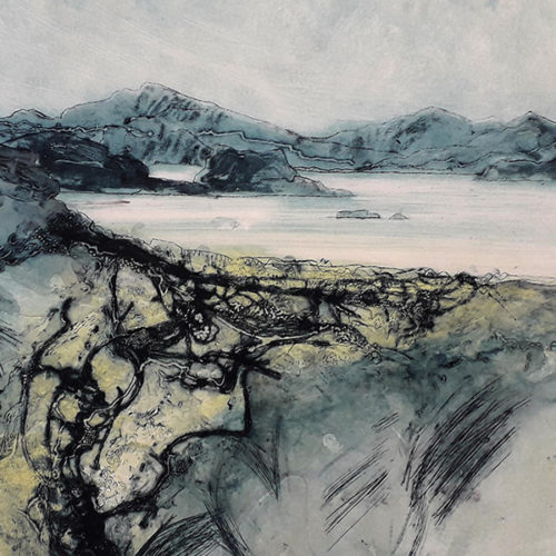 Liz Myhill. A Walk in the Hebrides X - cropped square