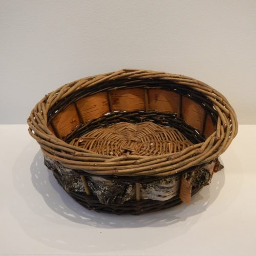 Tim Palmer. Willow and Birch Bark basket (smaller)