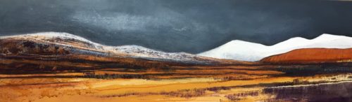 Glynnis Carter. 'Winter Hills' 101 x 31 cm
