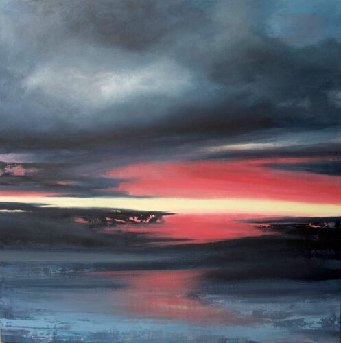 Evie Rose Thornton. Coastline I (acryilic on canvas)