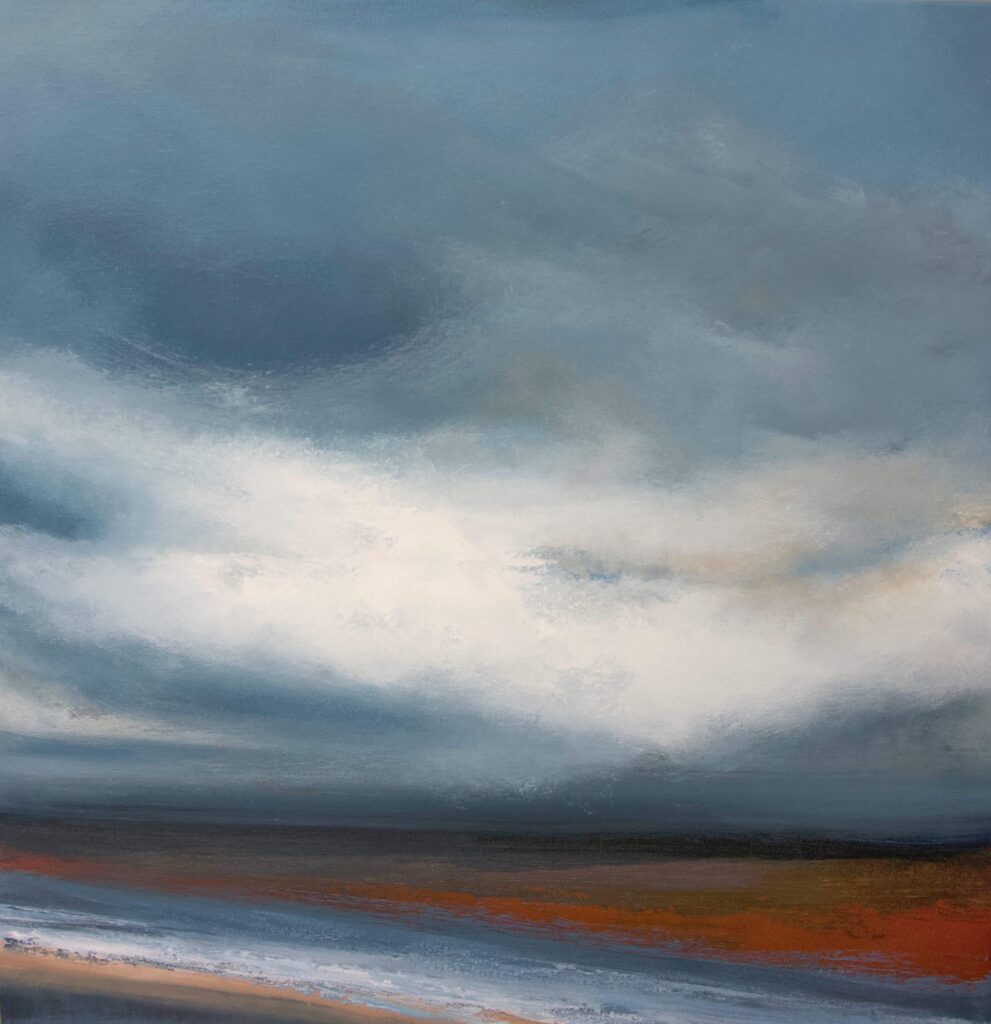 Evie Rose Thornton. Coastline III (acrylic on canvas)