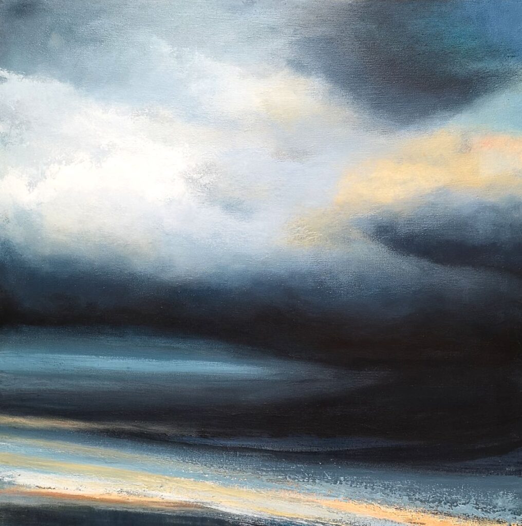 Evie Rose Thornton. Coastline IV (acrylic on canvas)
