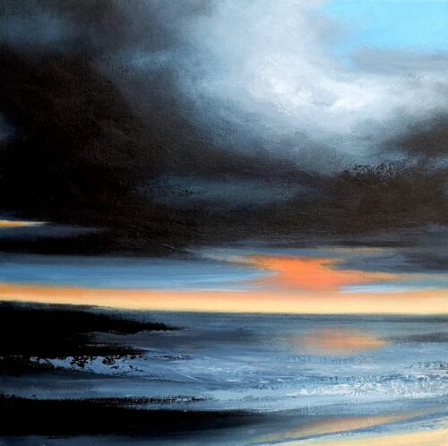 Evie Rose Thornton. Coastline V. (acrylic on canvas)