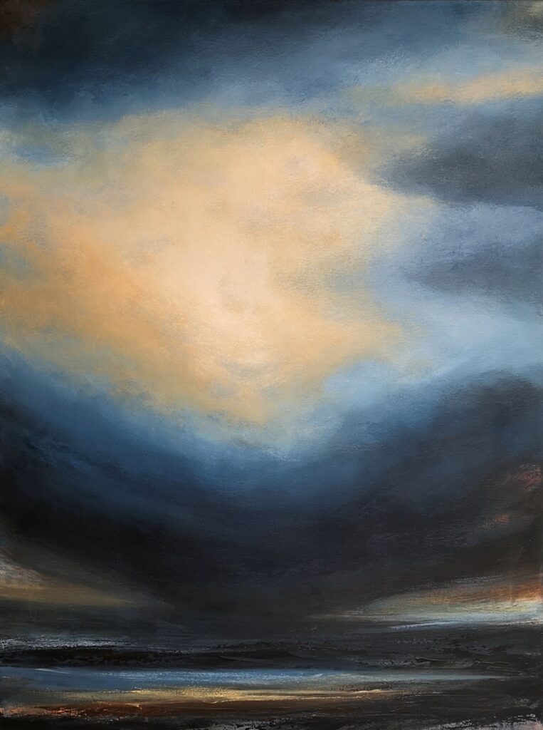 Evie Rose Thornton. Coastline VI (acrylic on canvas)