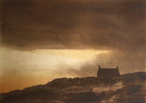 Gregory Moore. Last Light (etching)