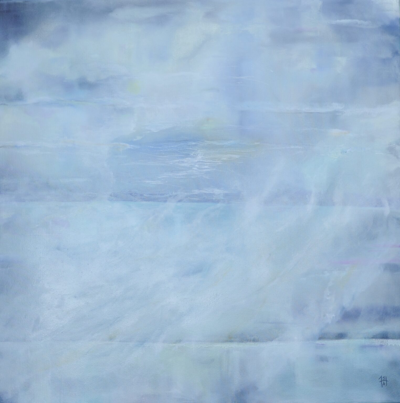 Sheila Anderson-Hardy. oil on canvas,102x102cm