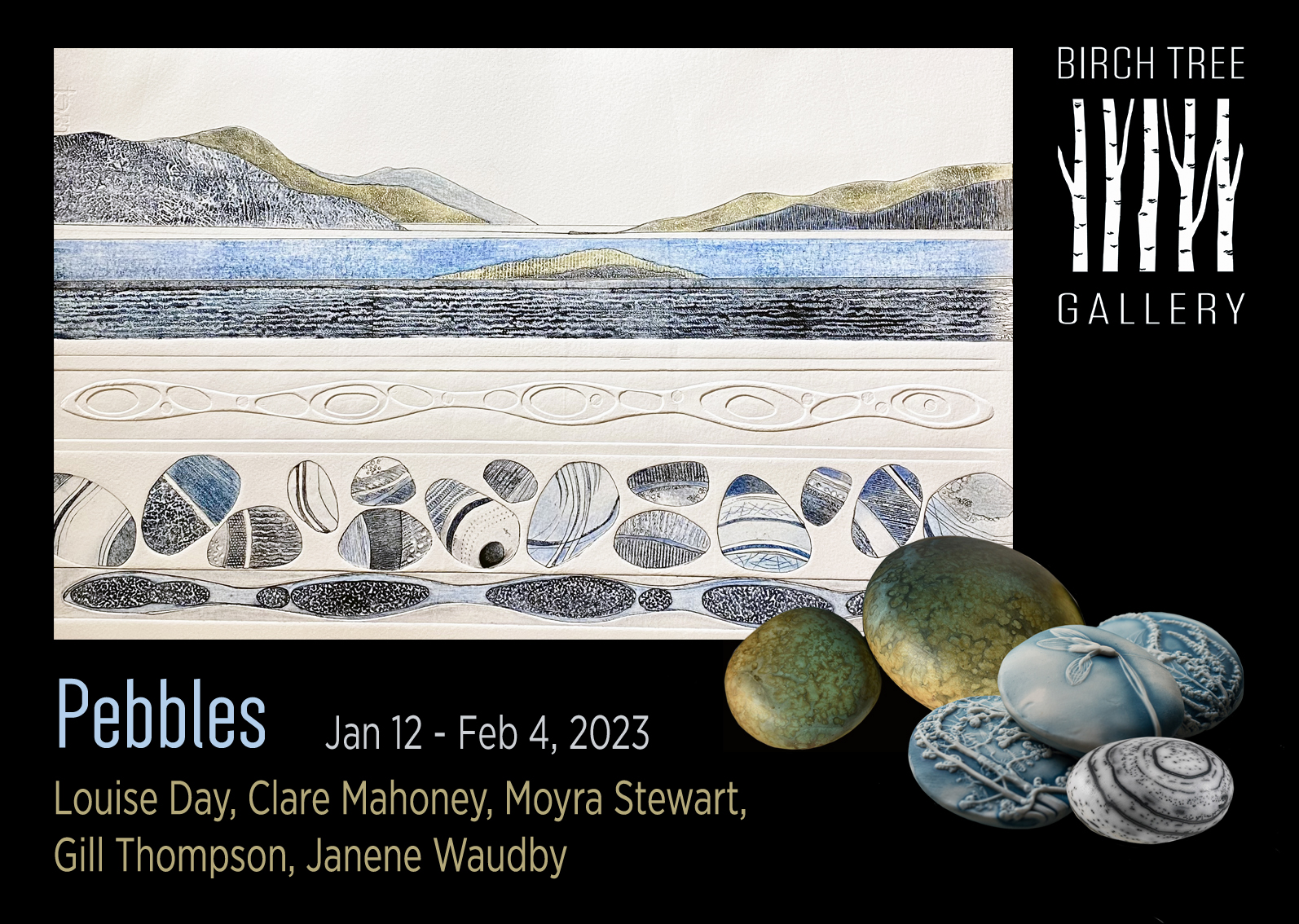 Pebbles 2023 exhibition