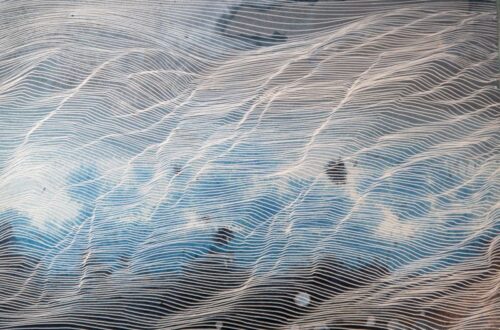Samantha Clark. Slow Waves 27 x 40 cm