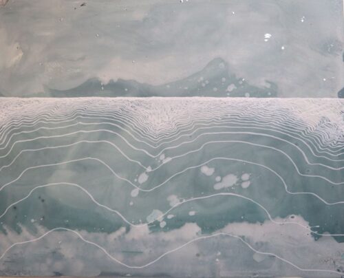 Samantha Clark. Winter Sea Rhythm 41 x 51 cm