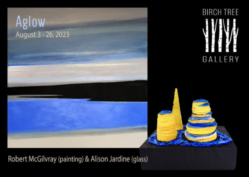 Birch Tree Gallery - exhibition 'Aglow', August 2023