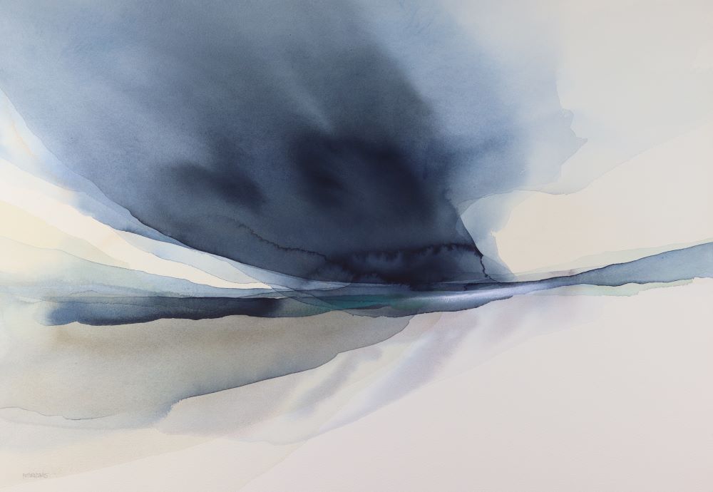 Peter Davis. 'Humska', Watercolur and bodycolour on paper 2023 (50x70cm)