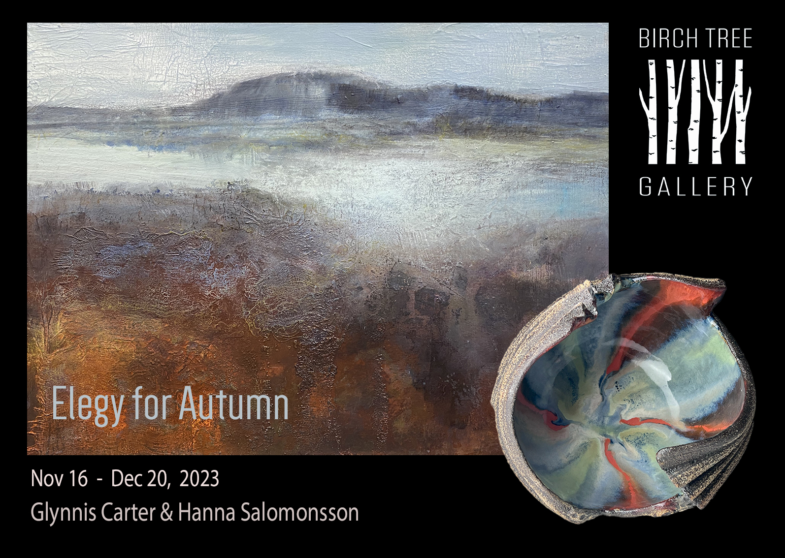 Birch Tree Gallery - Elegy for Autumn ad fixed
