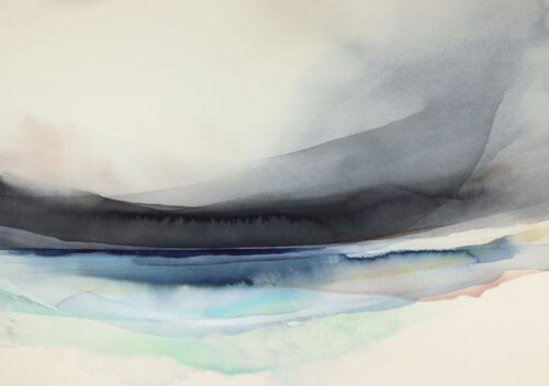 Peter David, 'Vink', Watercolour and bodycolour on paper, 2023 (50x70cm)