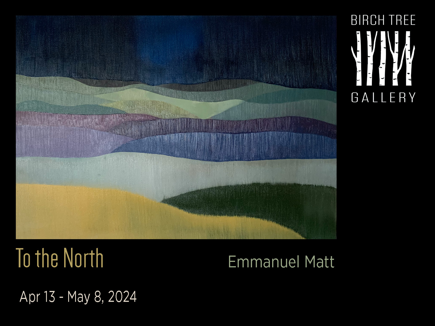 Exhibition 'To the North' (Emmanual Matt) - digital ad