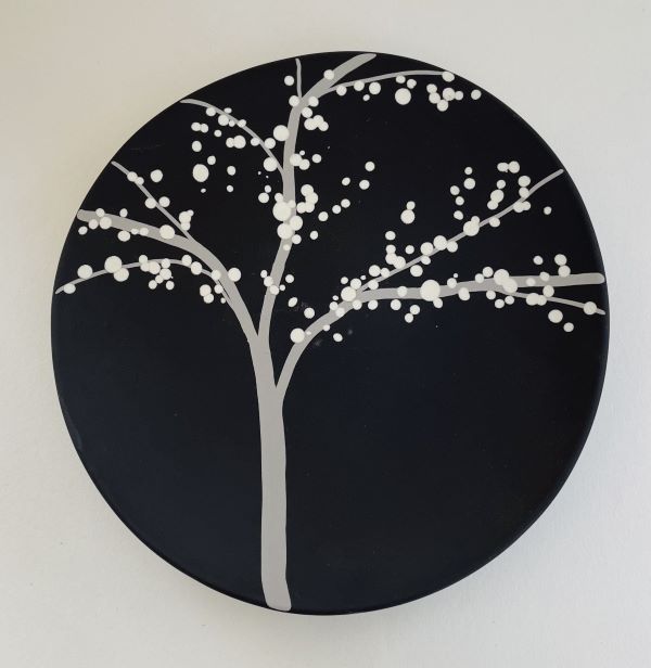 Carol Sinclair. 'Winter tree' plate