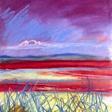 Brenda Martin. Soft Findhorn, pastel, 42 x 30 cm