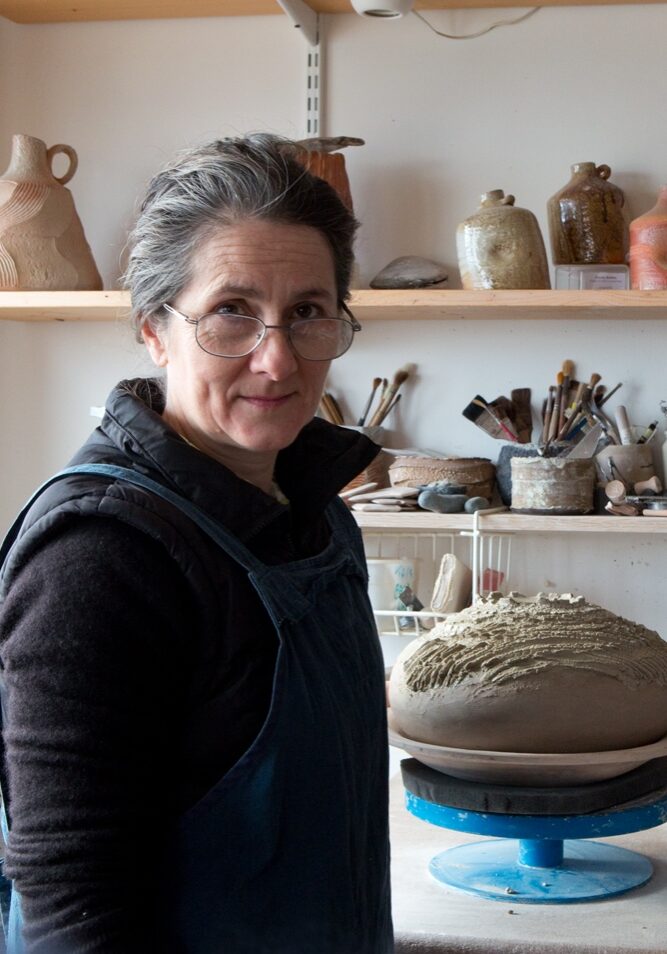Patricia Shone. Raku ceramic artist
